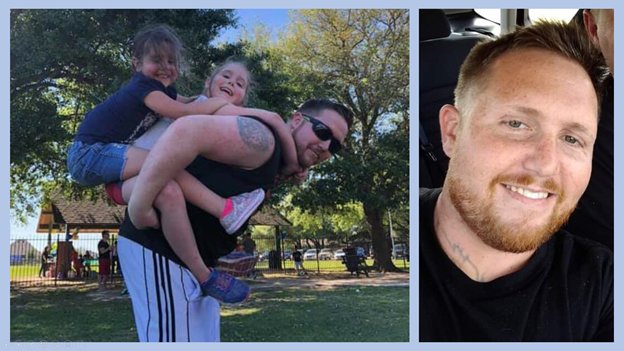 Christopher Houlihan, 30, of Houston was killed just north of Clay Road in the eastern portion of the Katy area. he leaves behind two daughters and a wife.